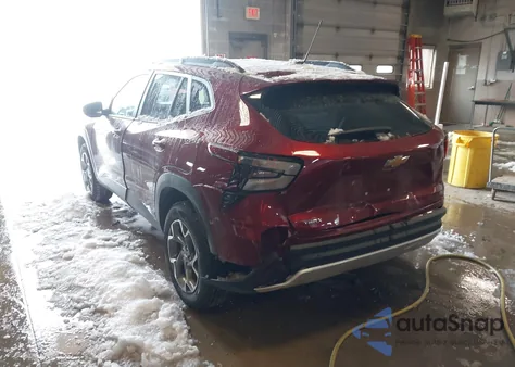 2025 Chevrolet Trax Fwd Lt из США, поврежденный, VIN KL77LHEP9SC169104